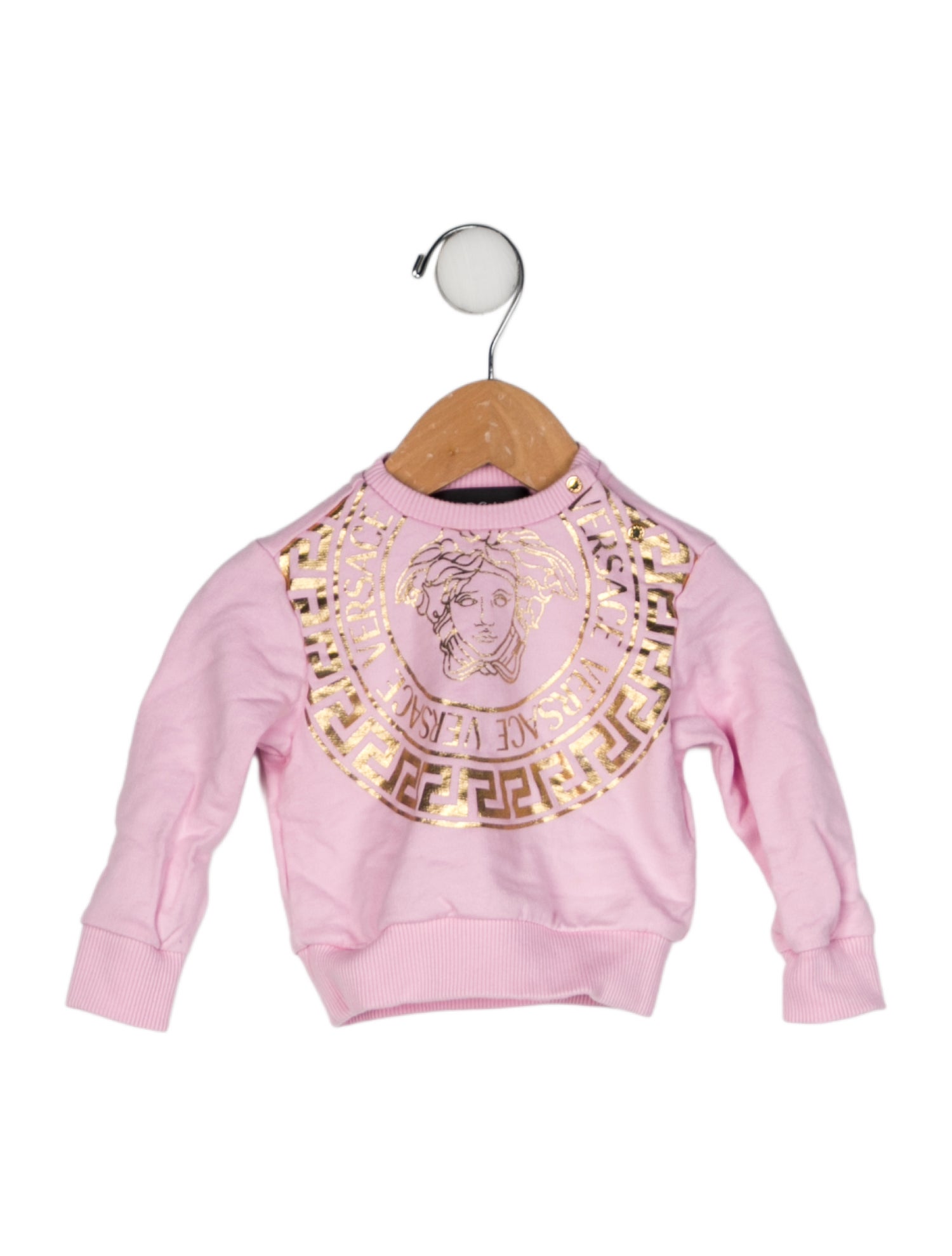 Versace Infant Girls' Graphic Printed Long Sleeve Top
