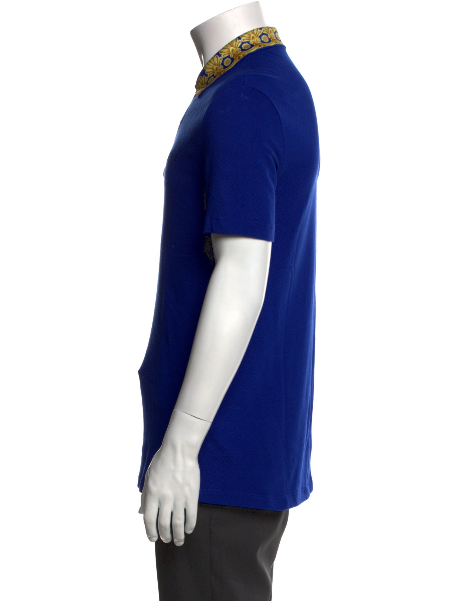 Versace Crew Neck Short Sleeve Polo Shirt