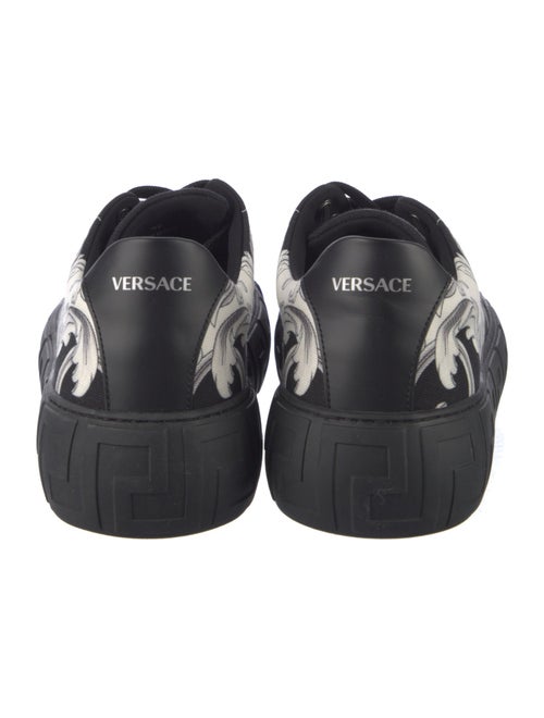 Versace Canvas Printed Athletic Sneakers