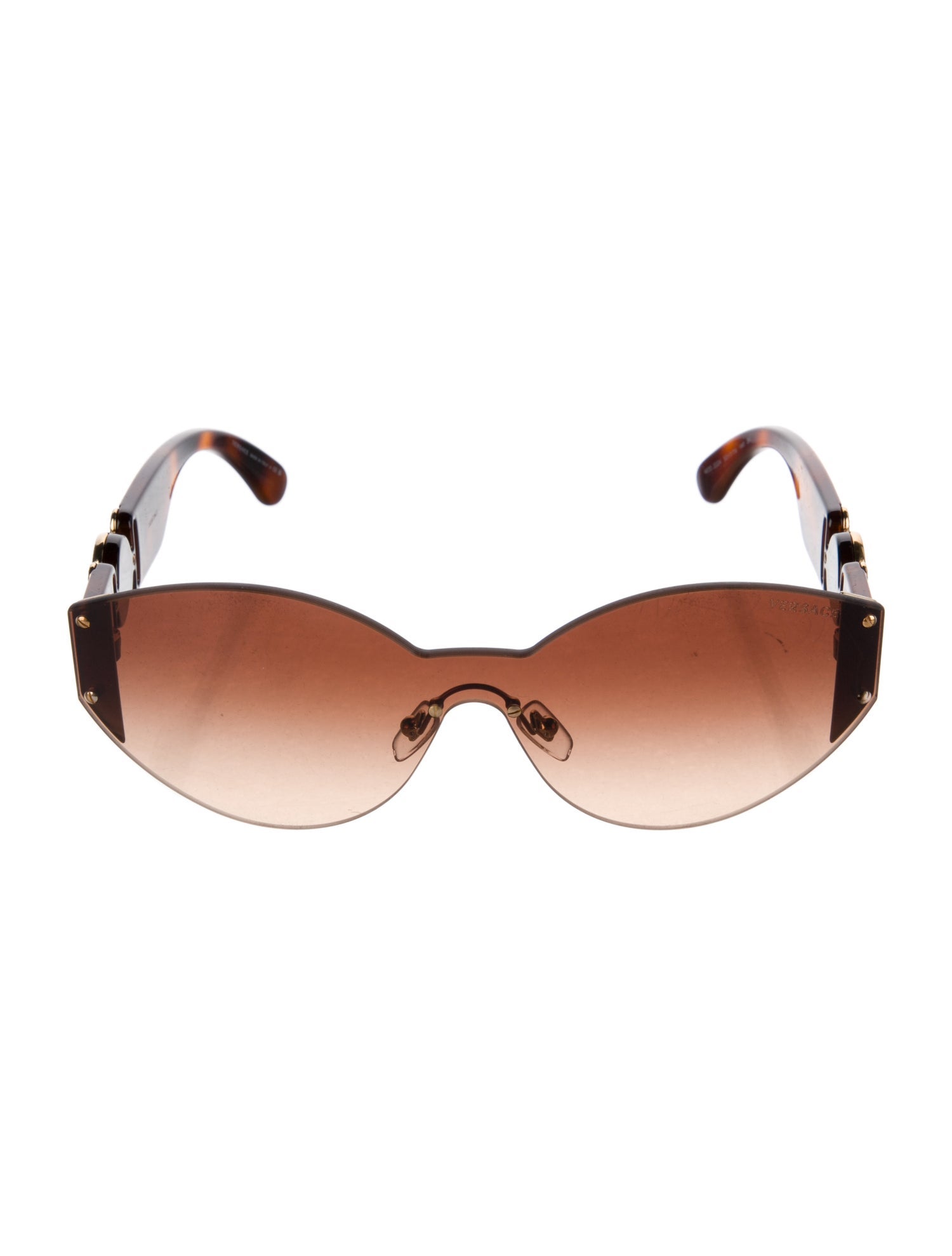 Versace Medusa Insignia Shield Sunglasses