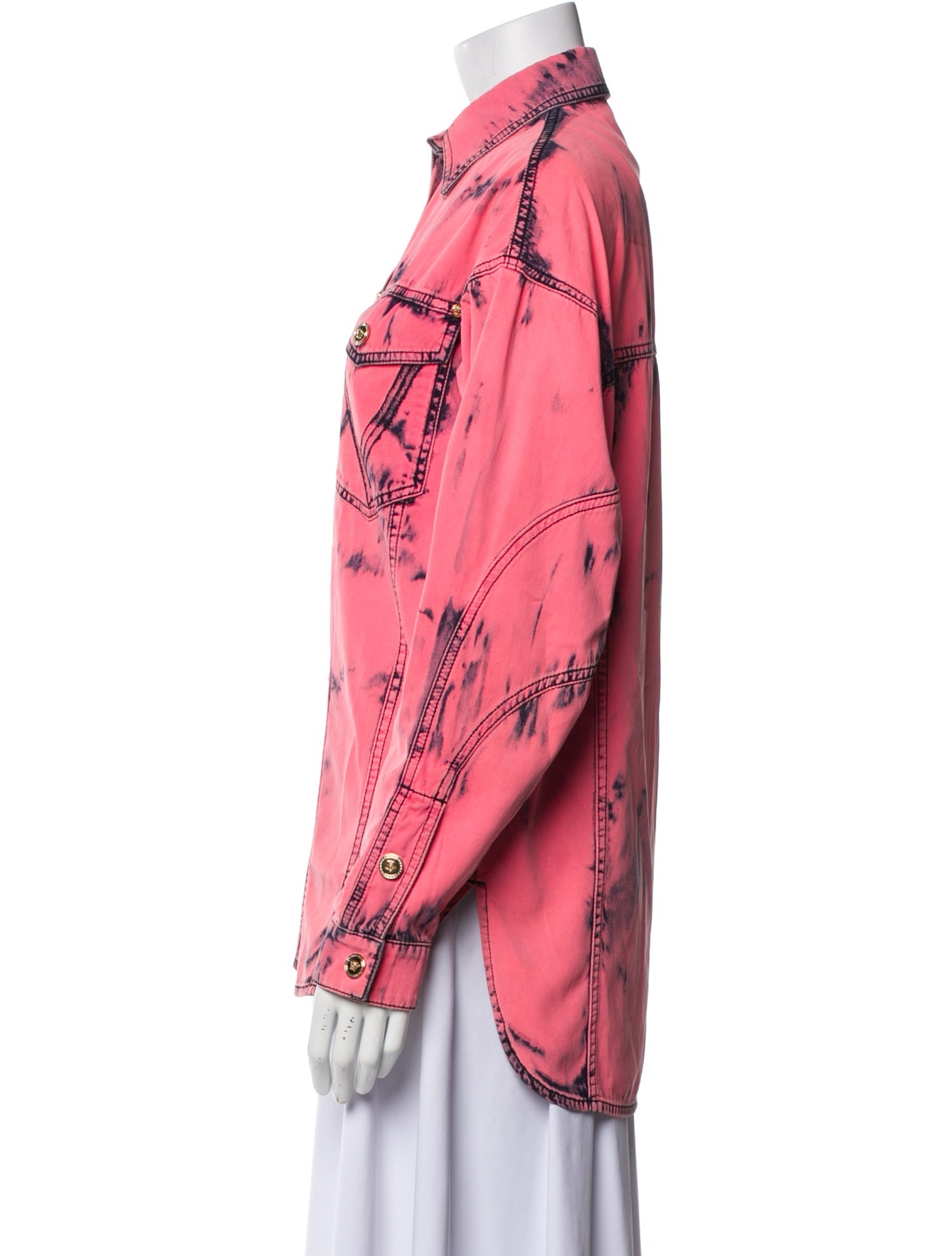 Versace Printed Denim Jacket