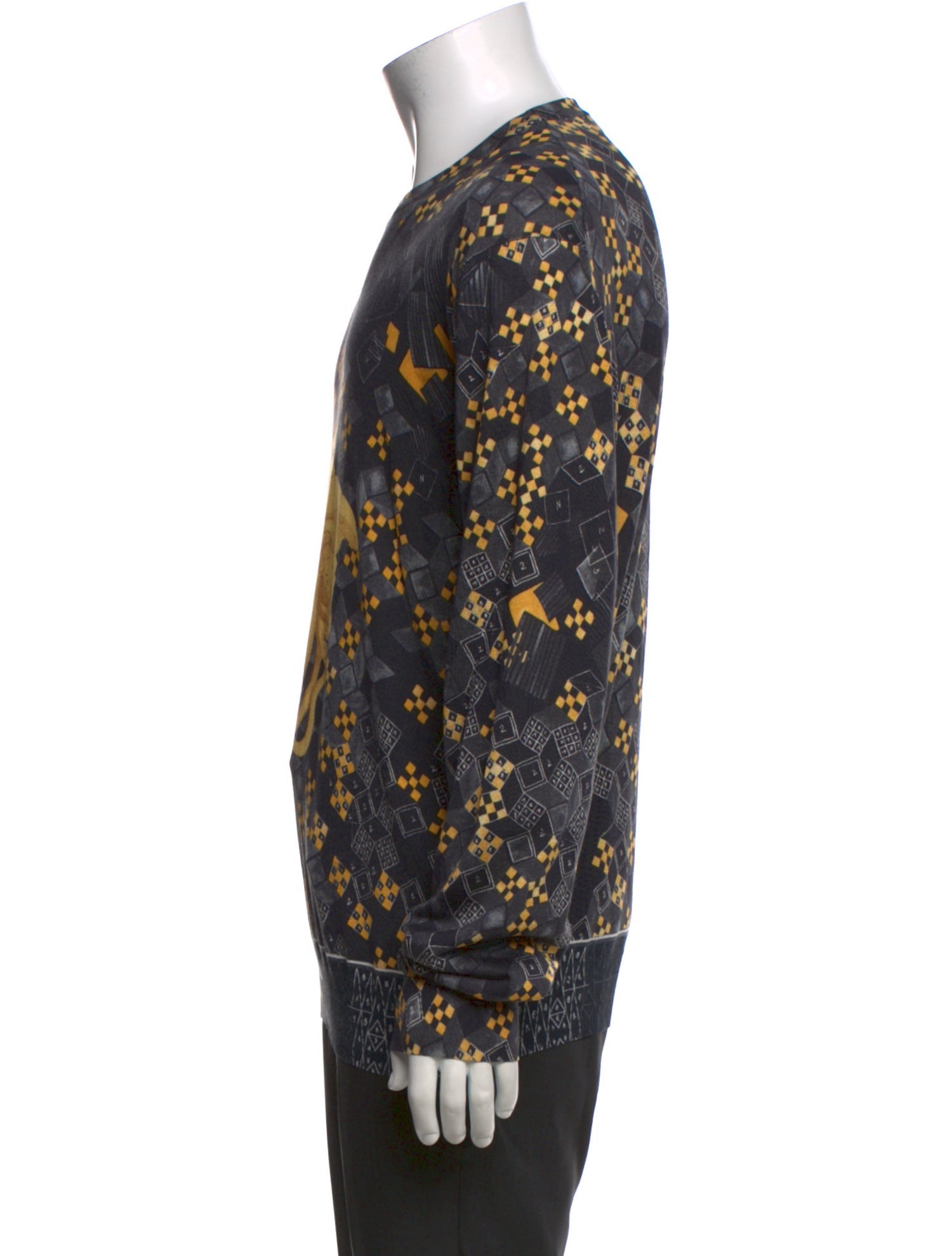 Versace Medusa Insignia Silk Pullover