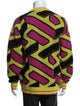 Versace Virgin Wool Printed Pullover
