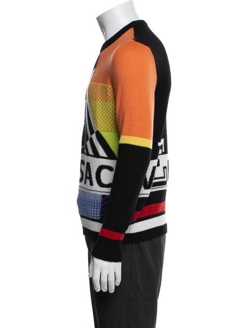 Versace Wool Printed Pullover