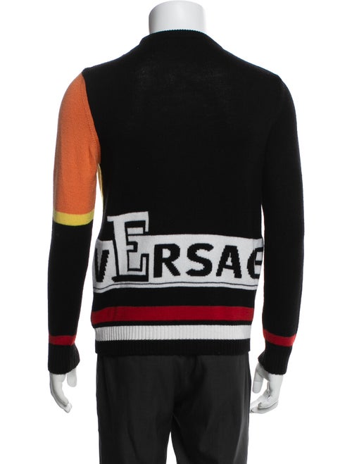 Versace Wool Printed Pullover