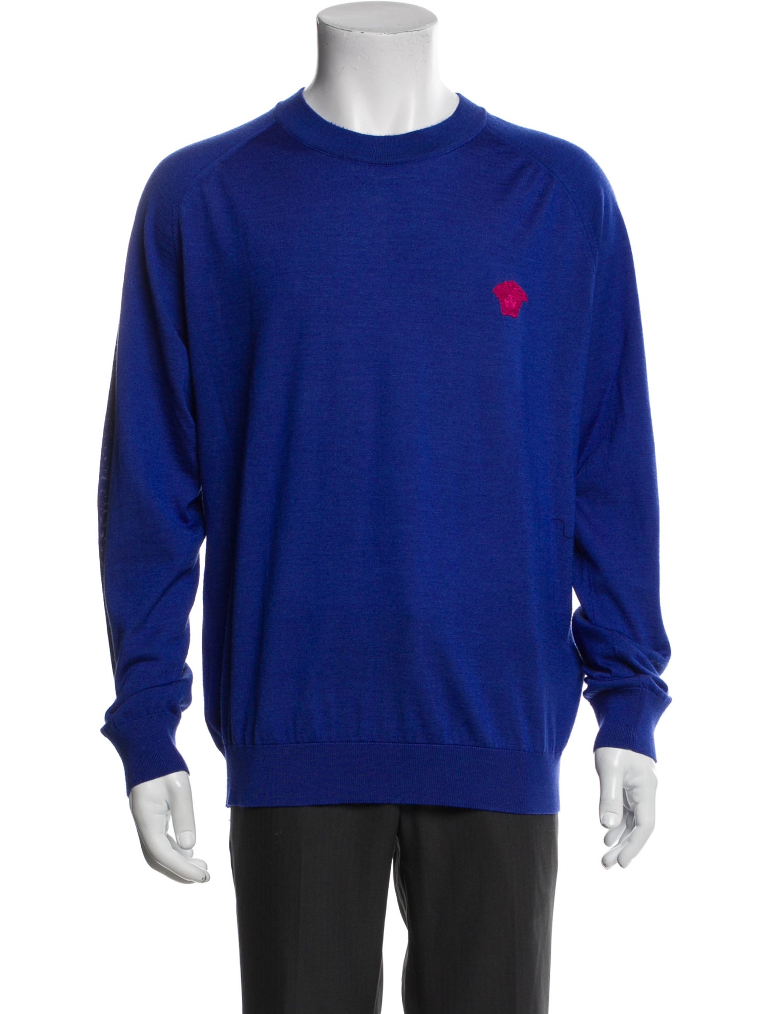 Versace Graphic Print Crew Neck Pullover