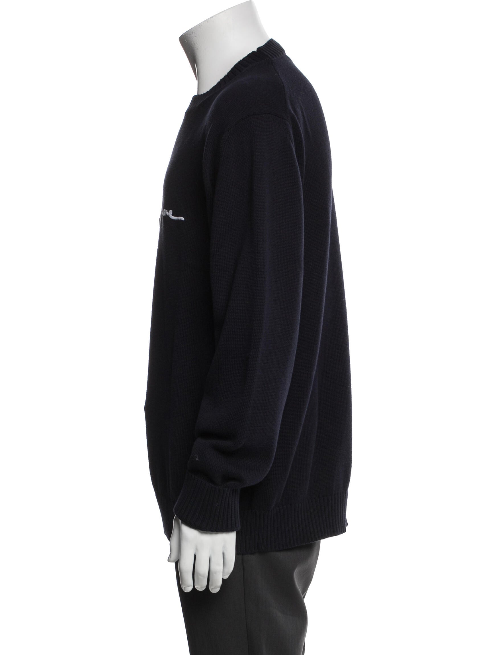 Versace Graphic Print Crew Neck Pullover