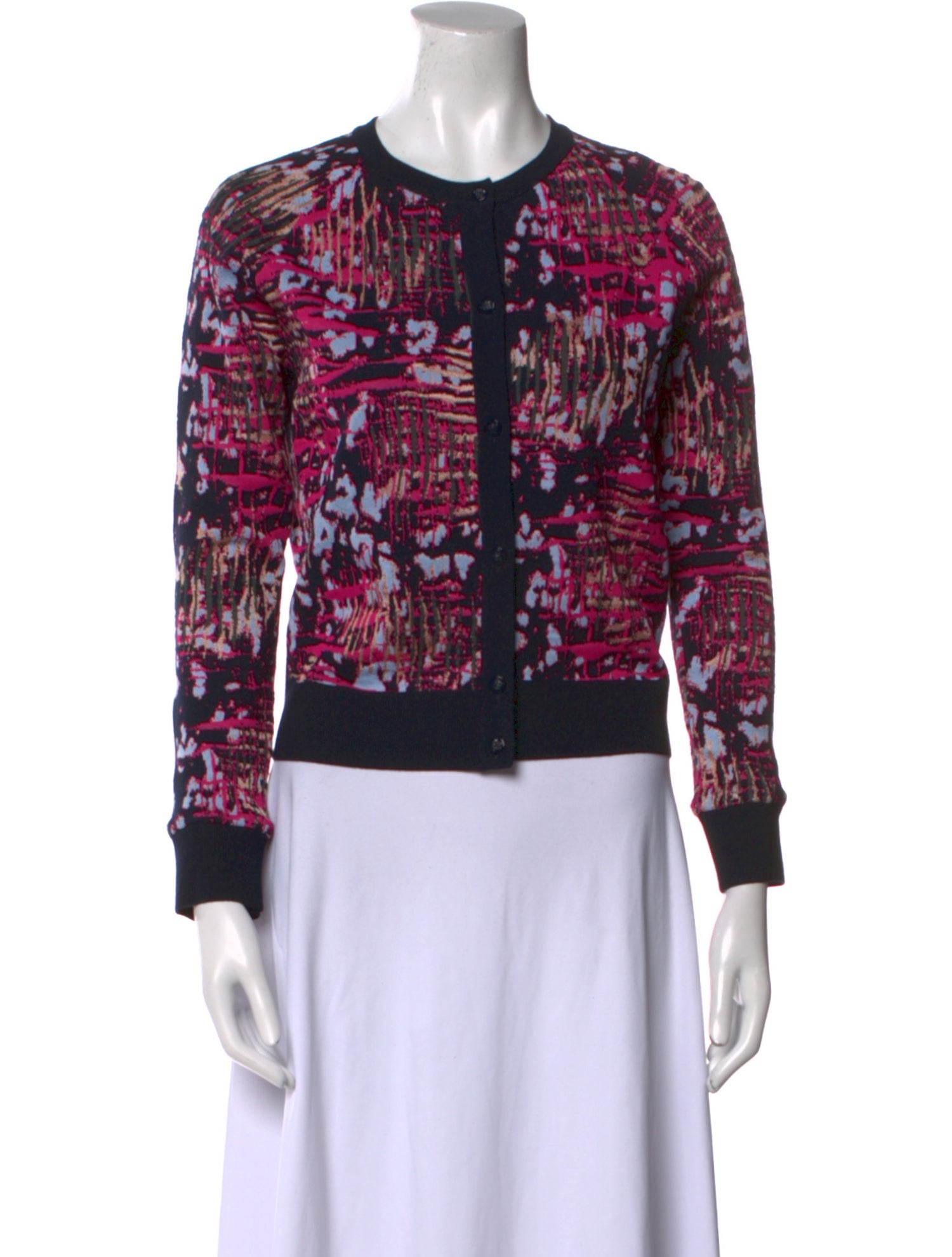 Versace Printed Crew Neck Sweater