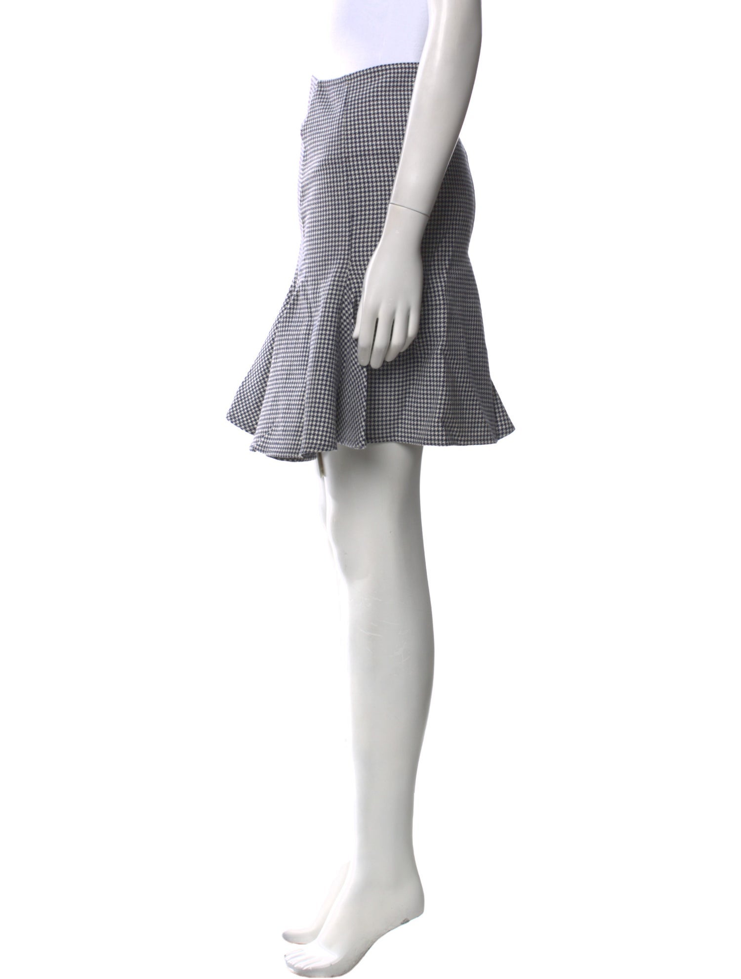 Versace Wool Mini Skirt