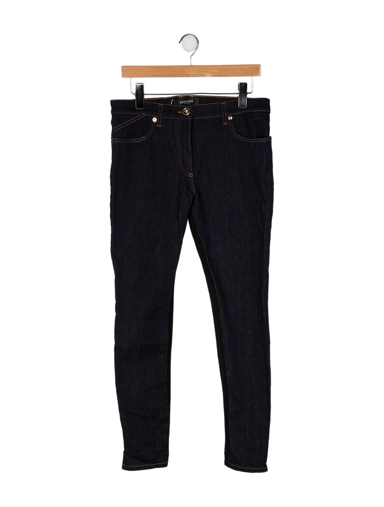Versace Mid-Rise Skinny Leg Jeans