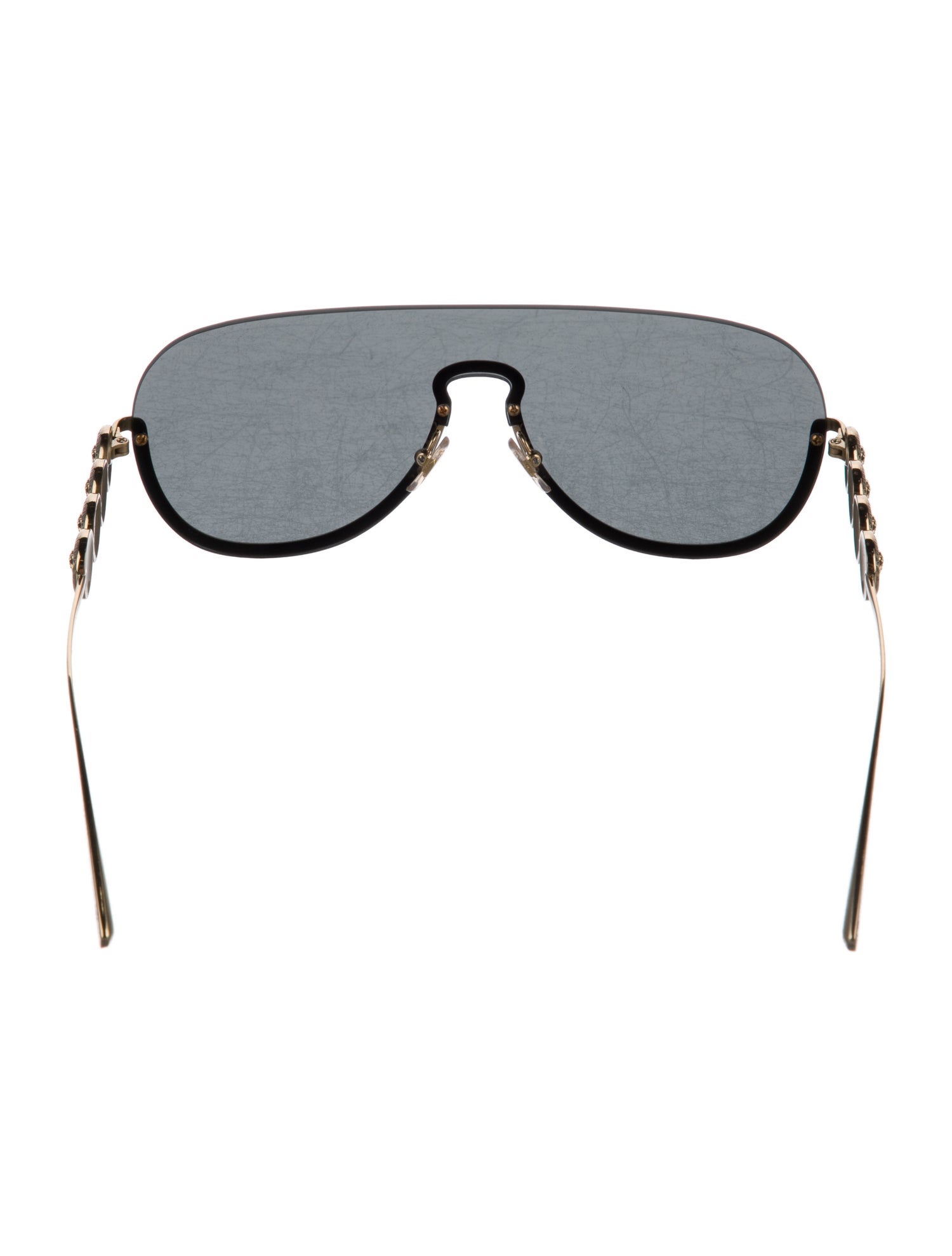 Versace Medusa Insignia Shield Sunglasses