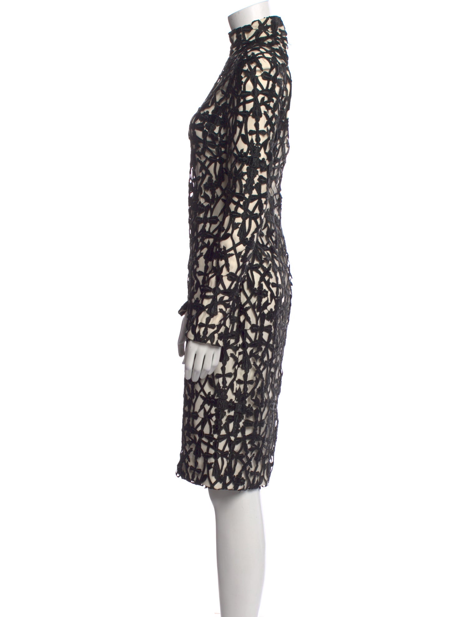 Versace Animal Print Midi Length Dress