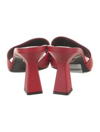 Versace Medusa Insignia Leather Slides