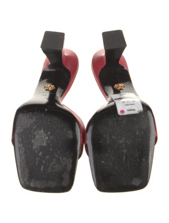 Versace Medusa Insignia Leather Slides