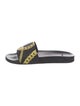 Versace Chain-Link Accent Rubber Slides