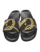 Versace Chain-Link Accent Rubber Slides
