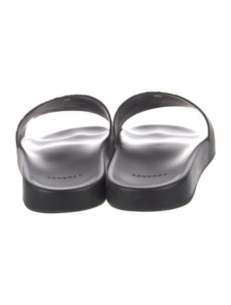 Versace Chain-Link Accent Rubber Slides