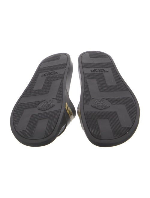 Versace Chain-Link Accent Rubber Slides