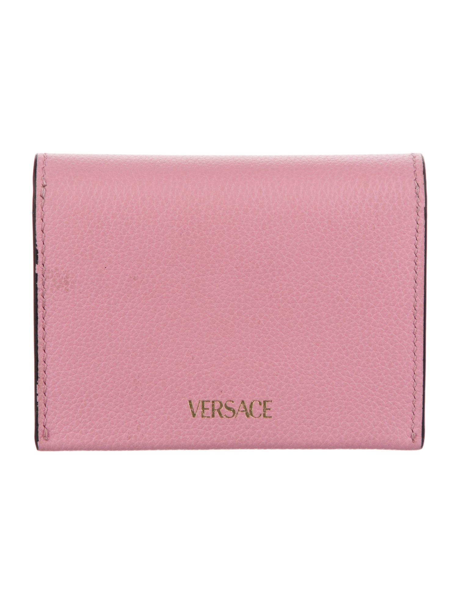 Versace Leather Compact Wallet