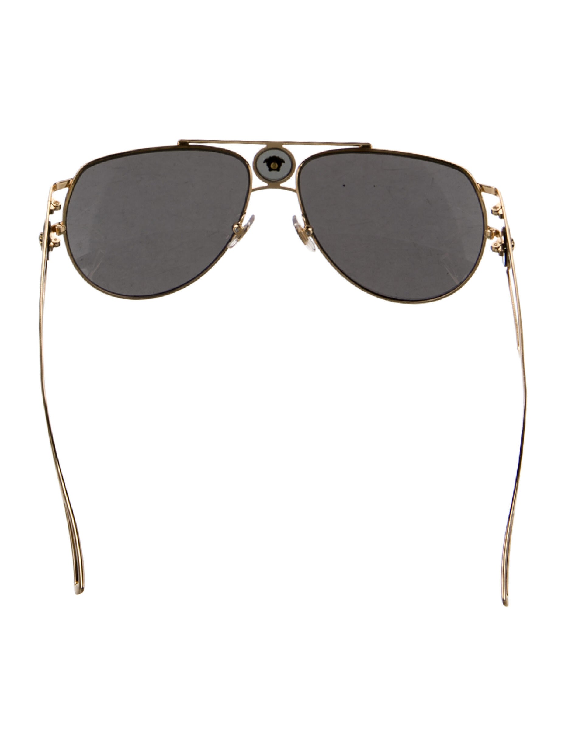 Versace Aviator Tinted Sunglasses