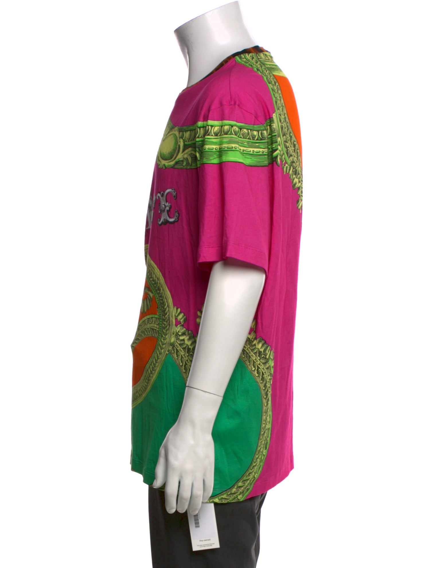 Versace Barocco Print Graphic Print T-Shirt