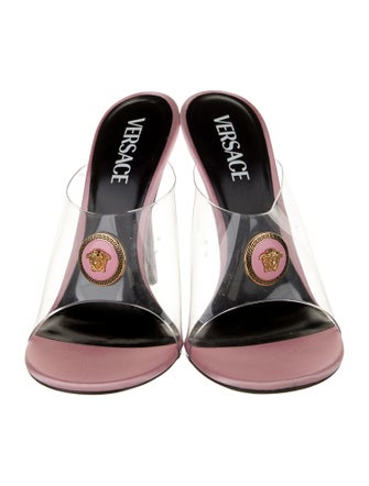 Versace Satin Slides