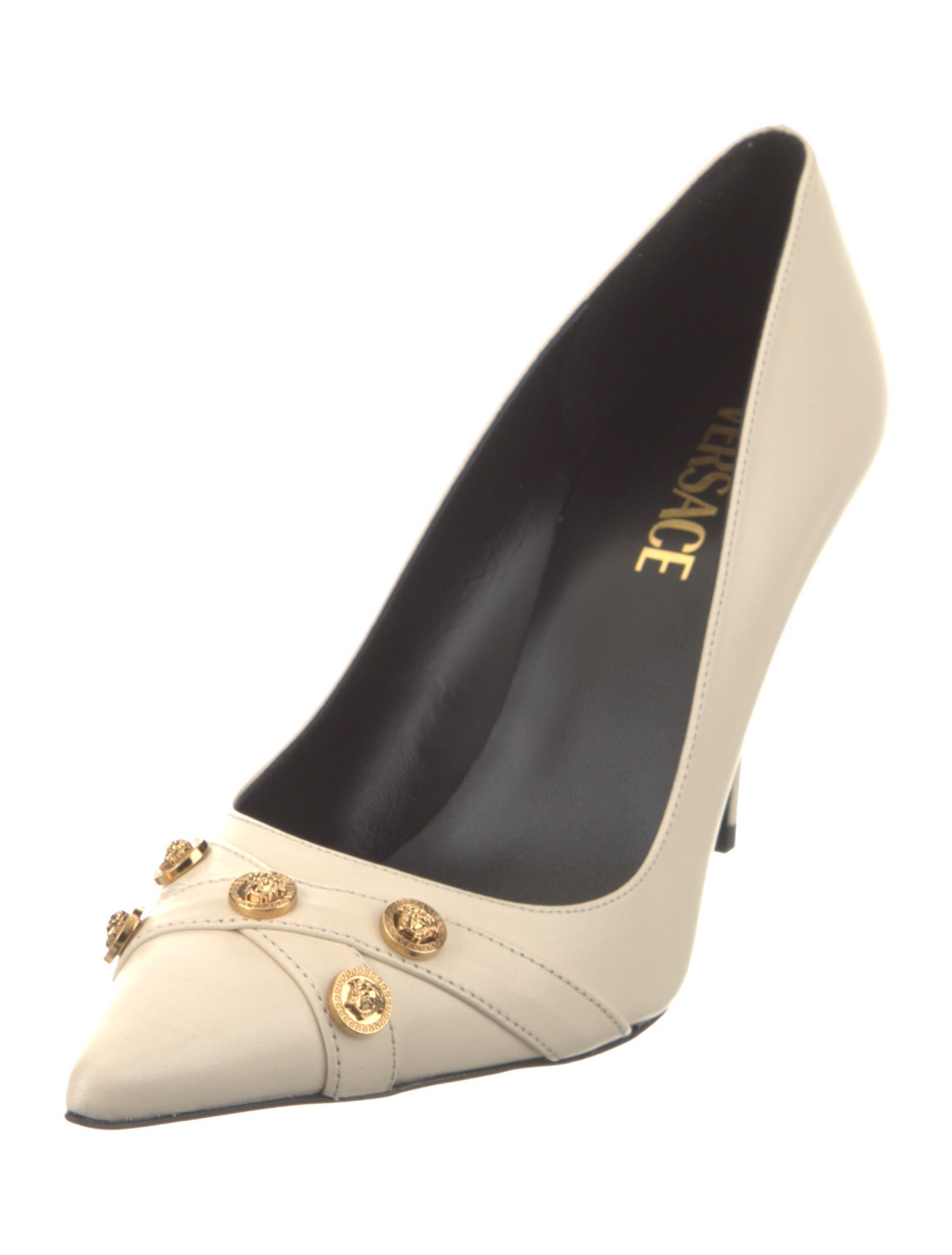 Versace Leather Pumps w/ Tags