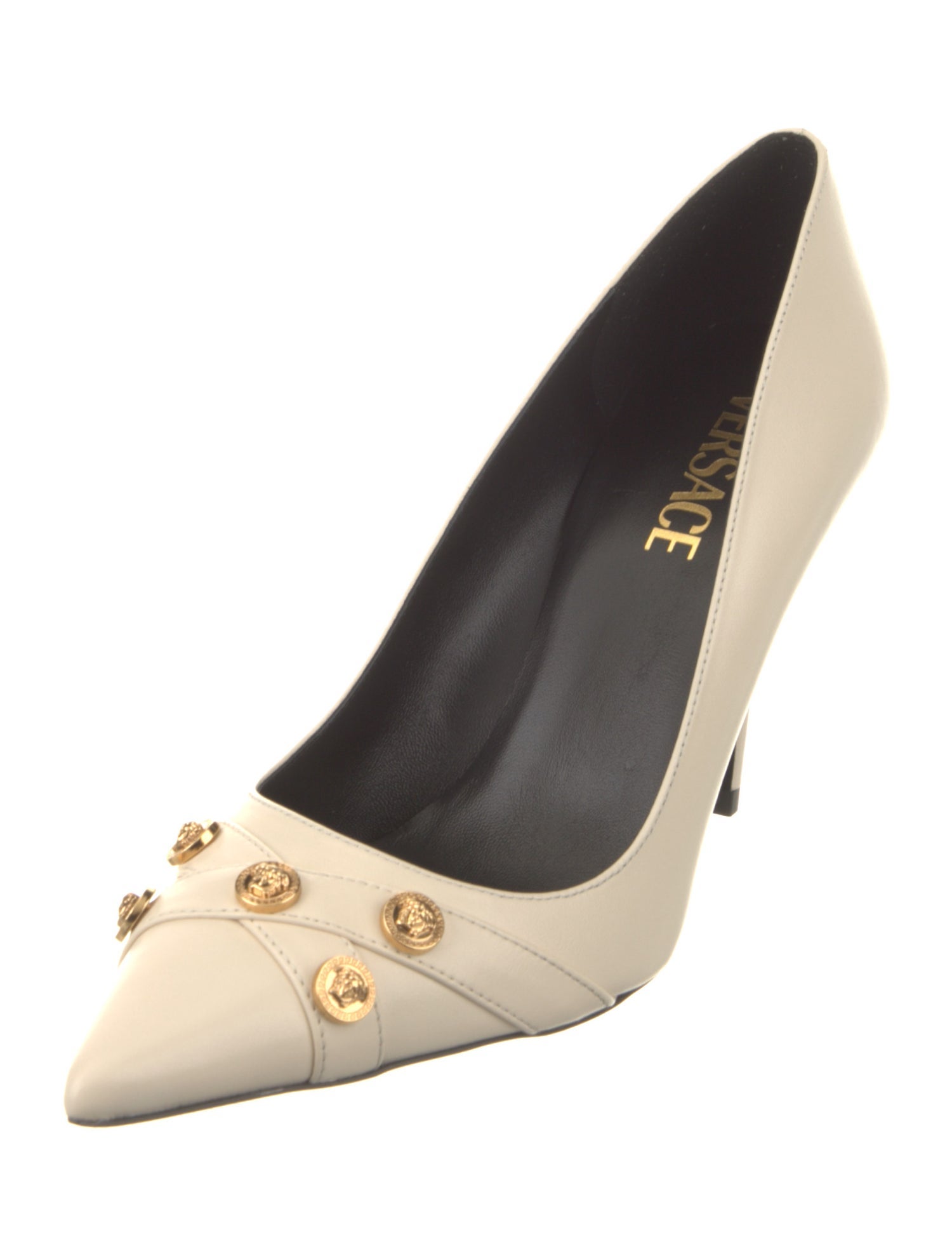 Versace Leather Pumps w/ Tags