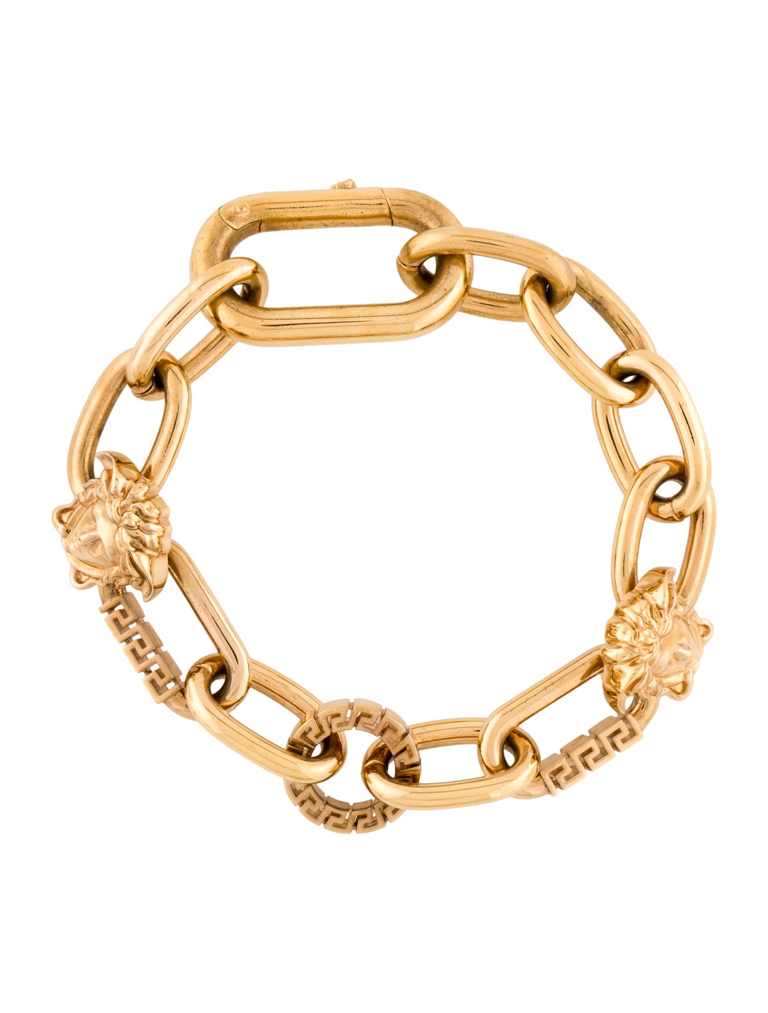 Versace Logo Chain Link Bracelet