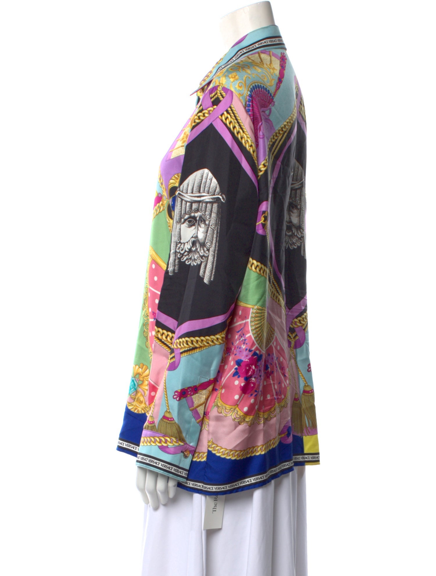 Versace Silk Printed Tunic