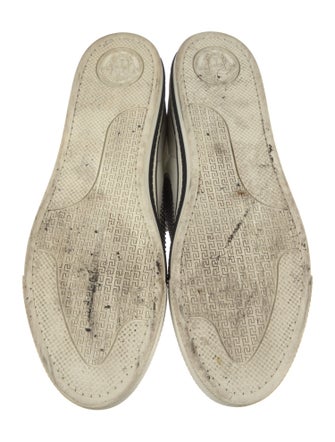 Versace Leather Colorblock Pattern Sneakers