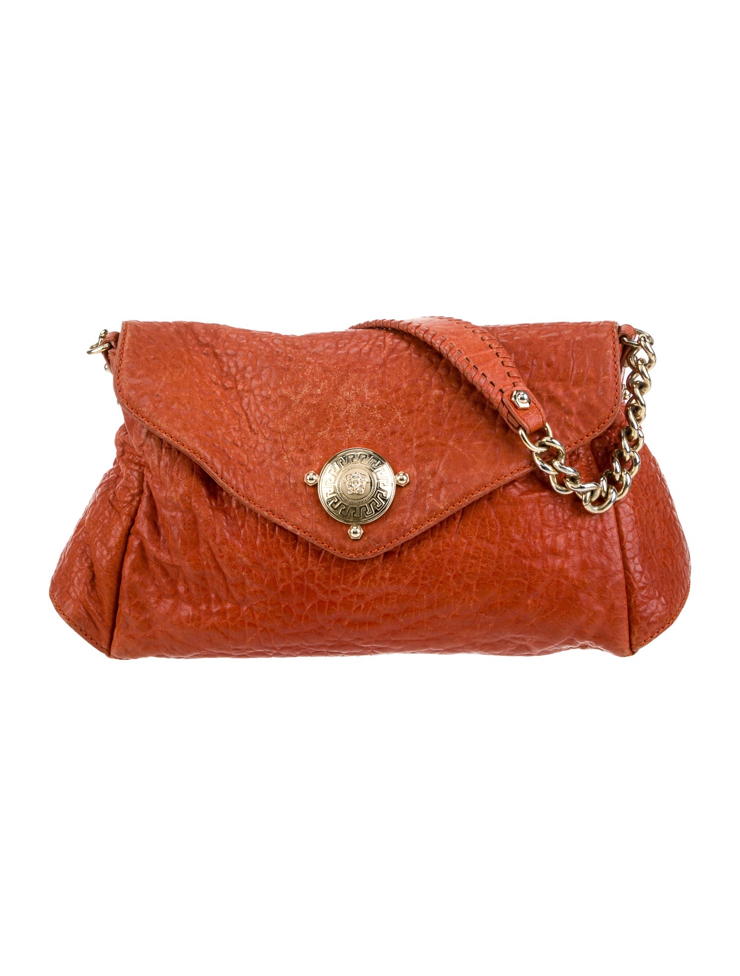 Versace Leather Shoulder Bag