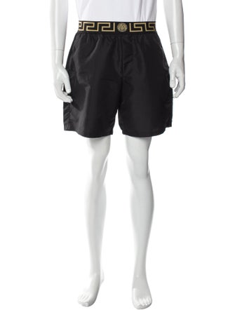 Versace Graphic Print Jogger Shorts