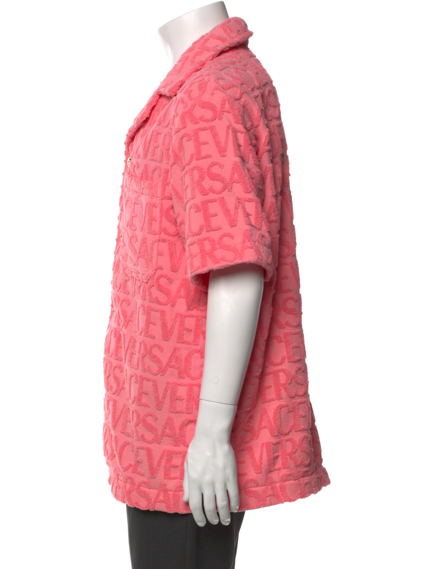 Versace Printed Short Sleeve Shirt