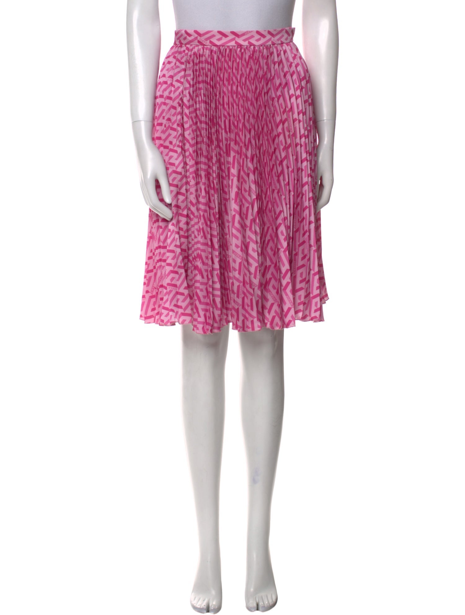 Versace Printed Knee-Length Skirt