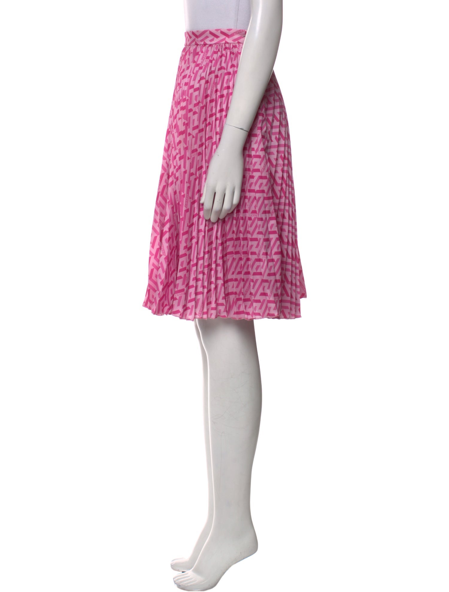 Versace Printed Knee-Length Skirt