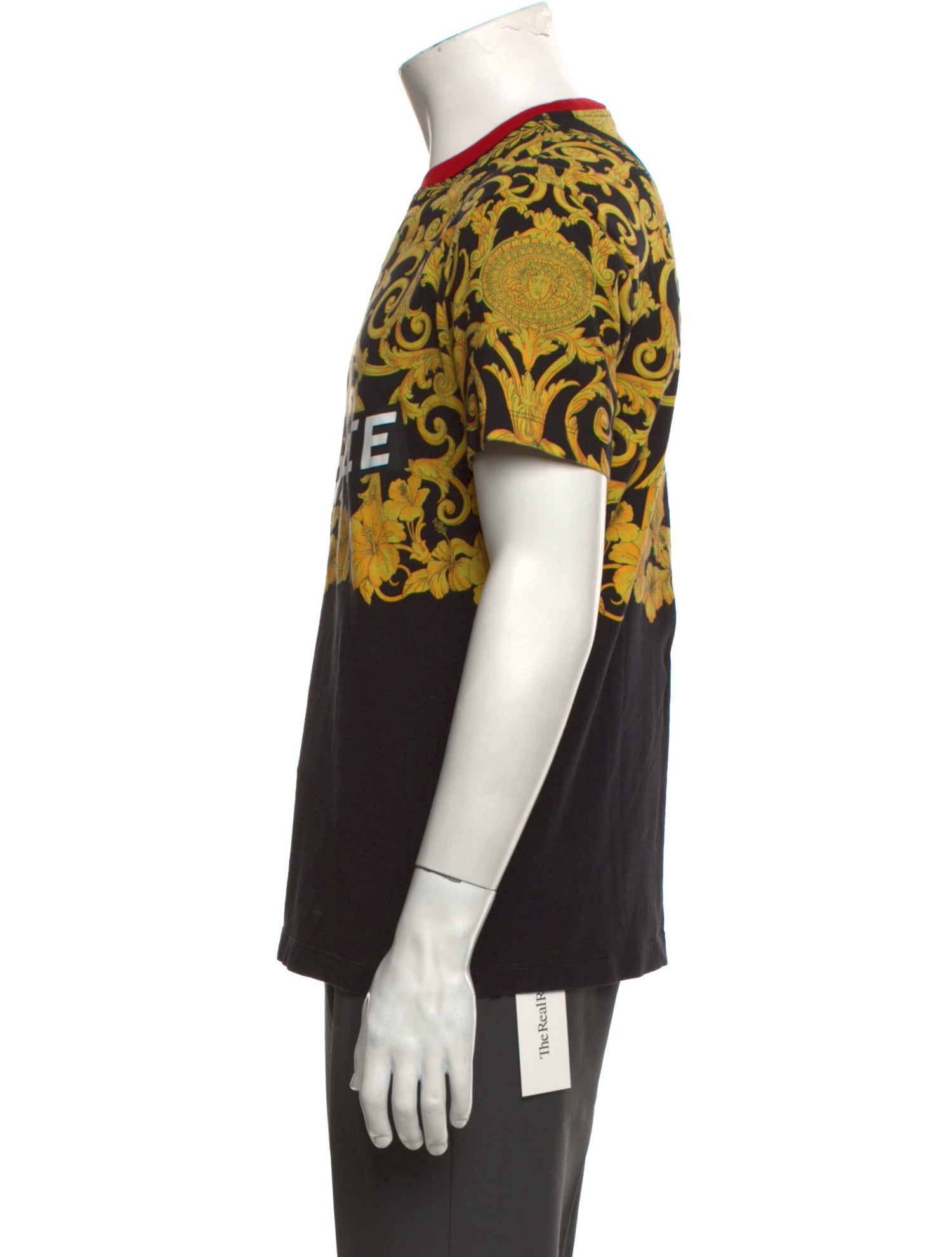 Versace Printed Crew Neck T-Shirt