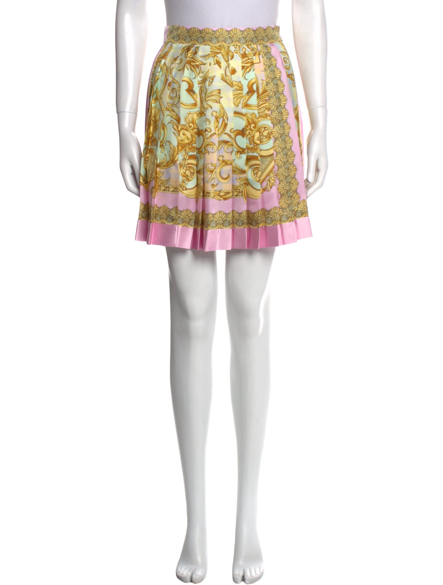 Versace Silk Knee-Length Skirt