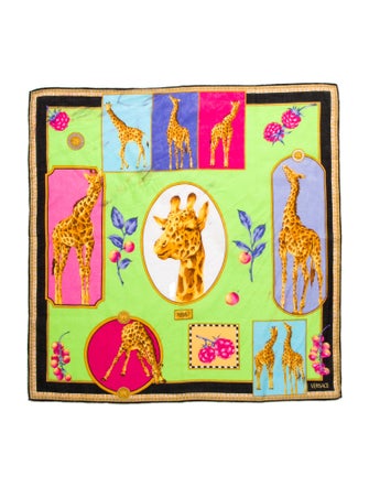 Versace Silk Printed Scarf