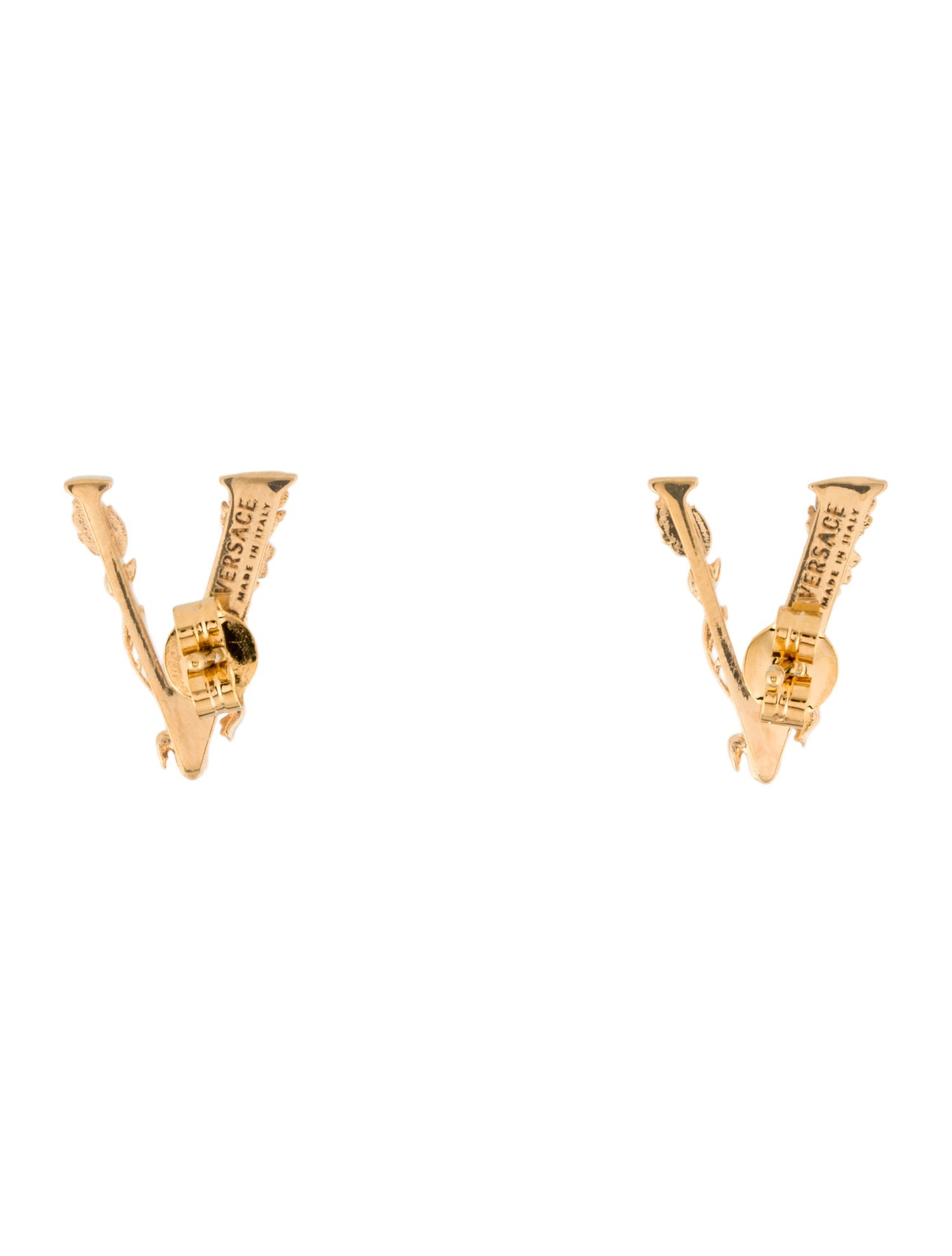 Versace Virtus Stud Earrings