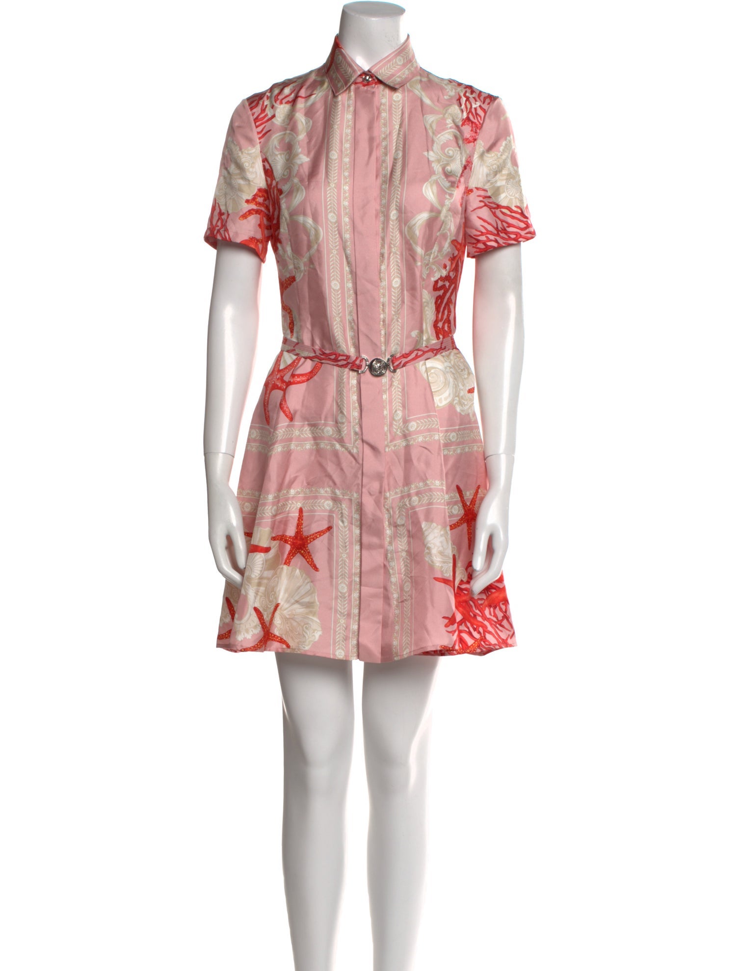 Versace Silk Mini Dress w/ Tags