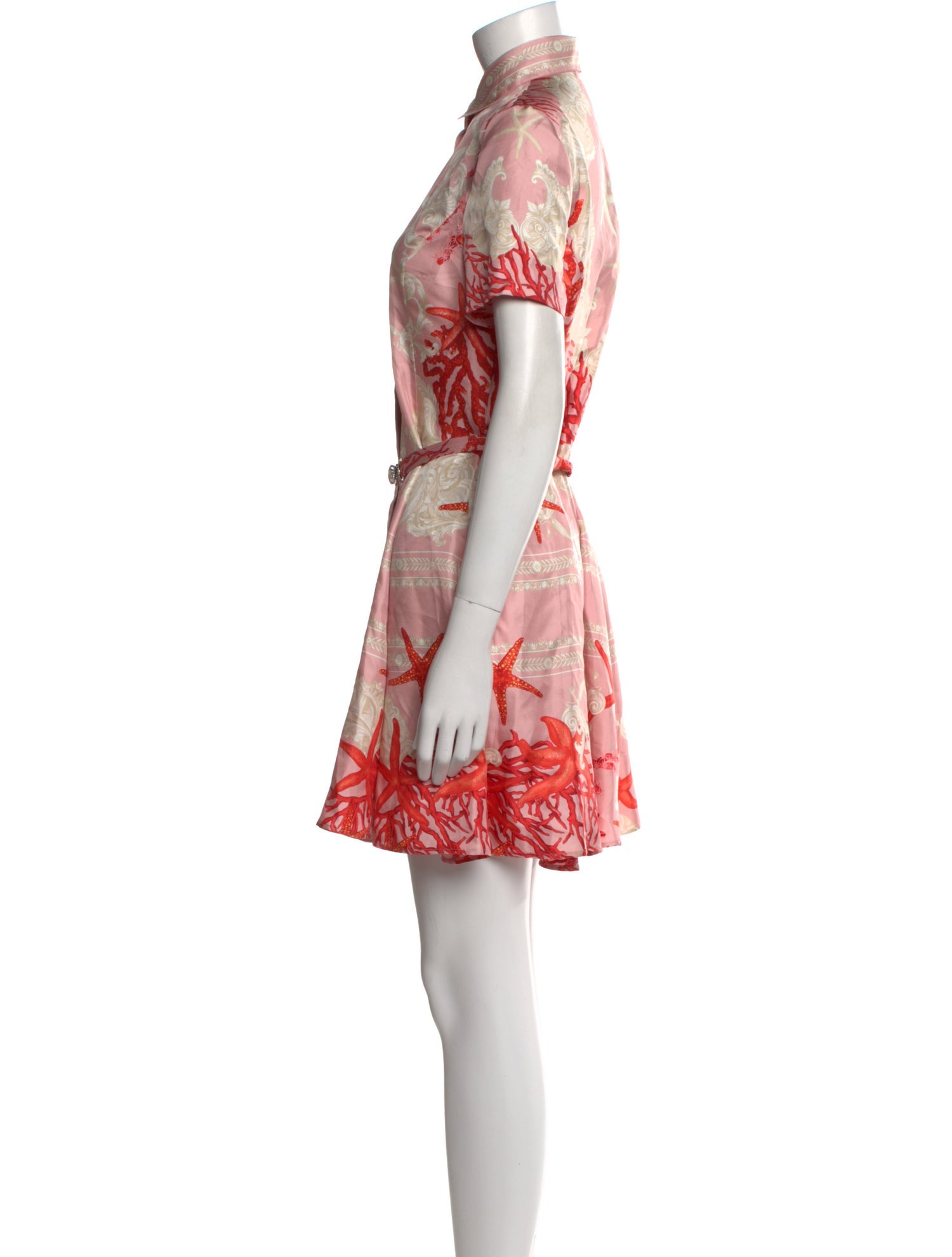 Versace Silk Mini Dress w/ Tags