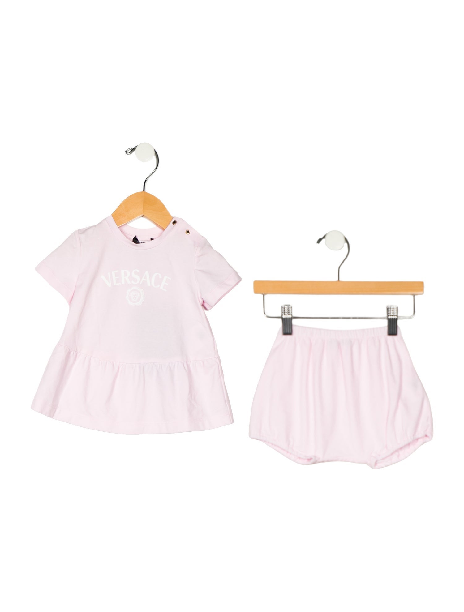 Versace Infant Girls' Cotton Two-Piece Set w/Tags