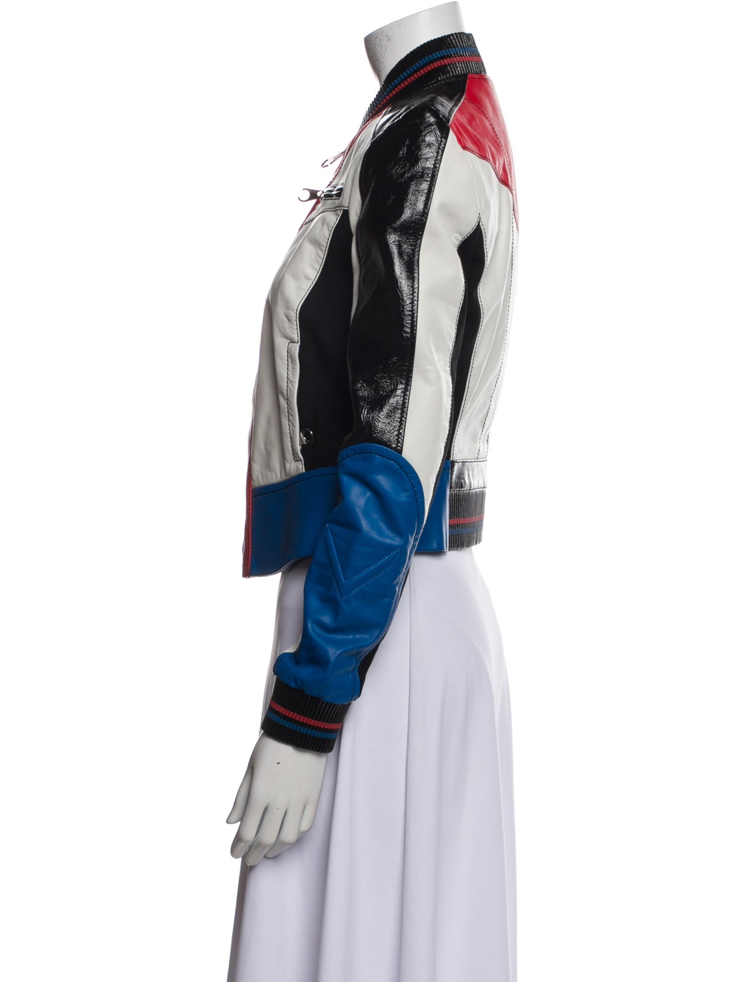 Versace 2017 Leather Biker Jacket