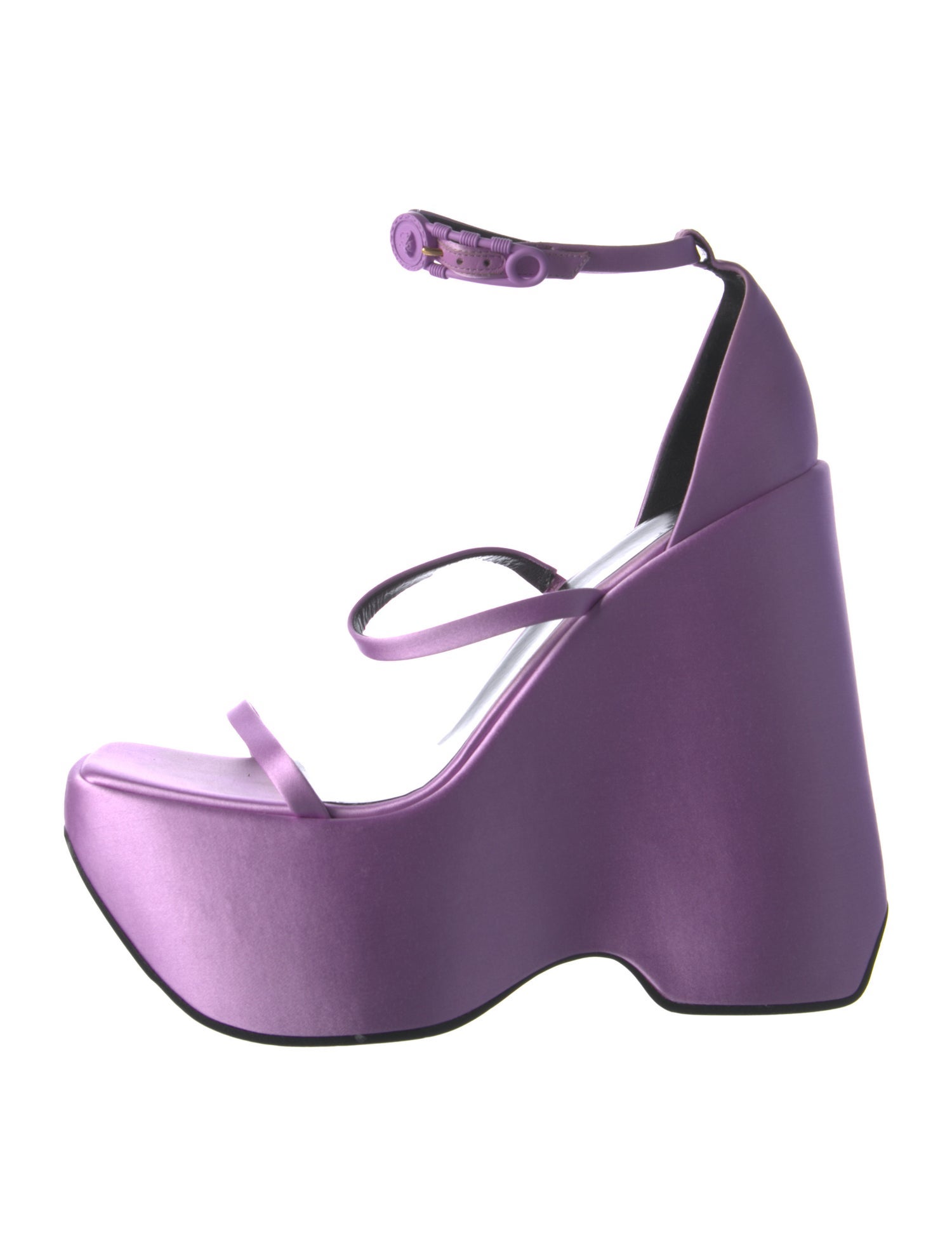 Versace Medusa Insignia Satin Sandals