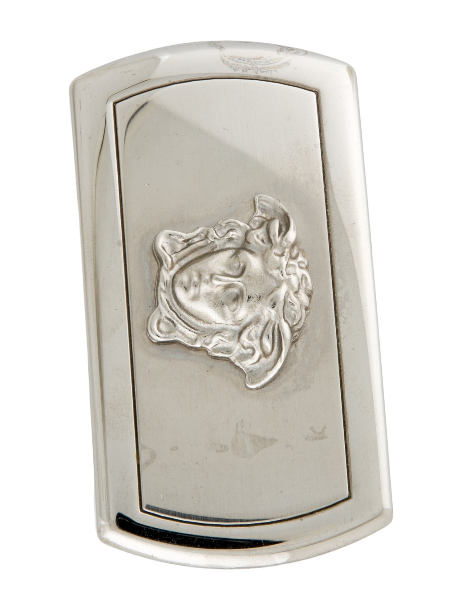Versace Mens silver belt buckle