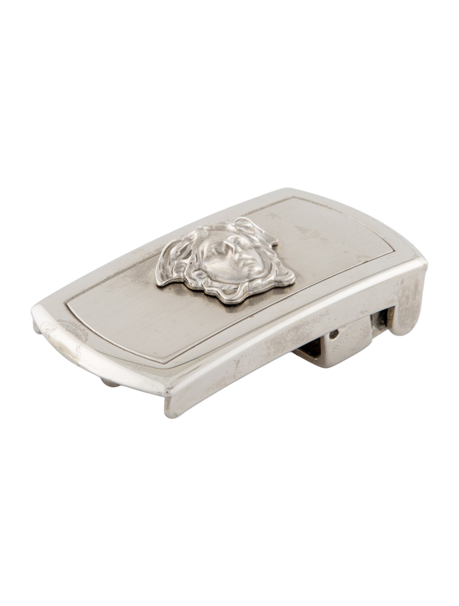Versace Mens silver belt buckle