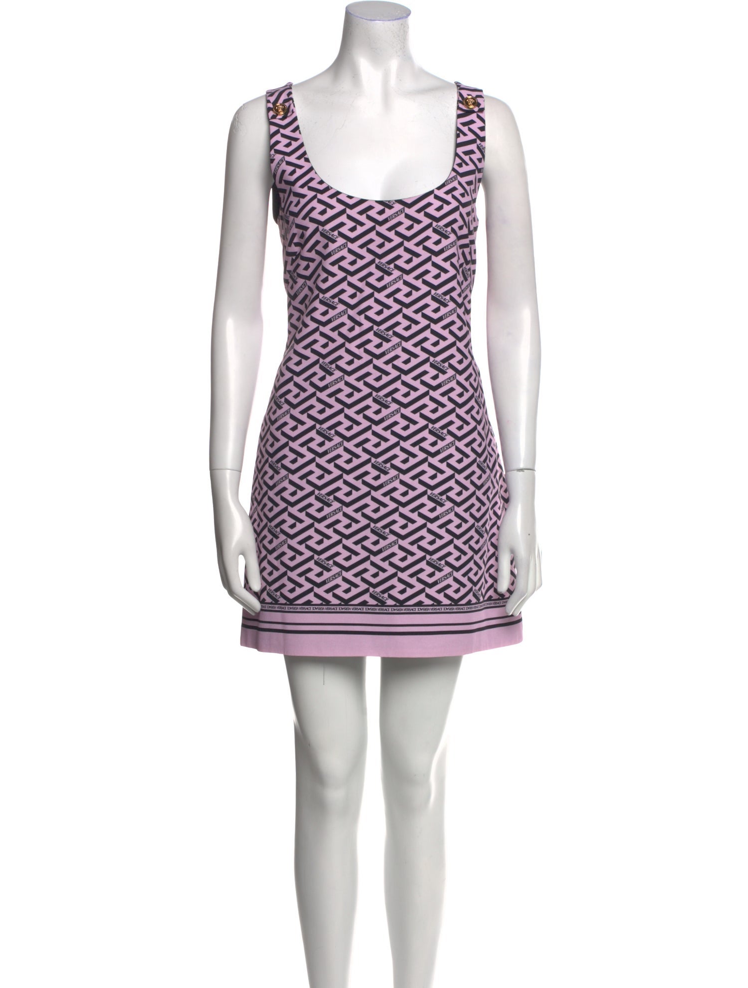 Versace Printed Mini Dress