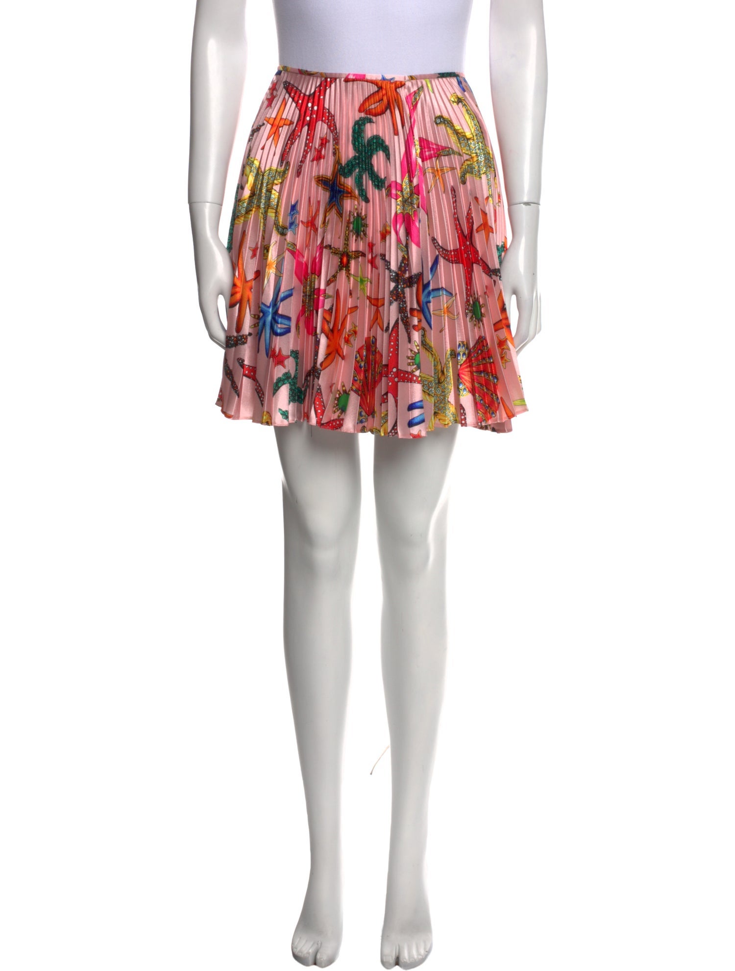 Versace Printed Mini Skirt