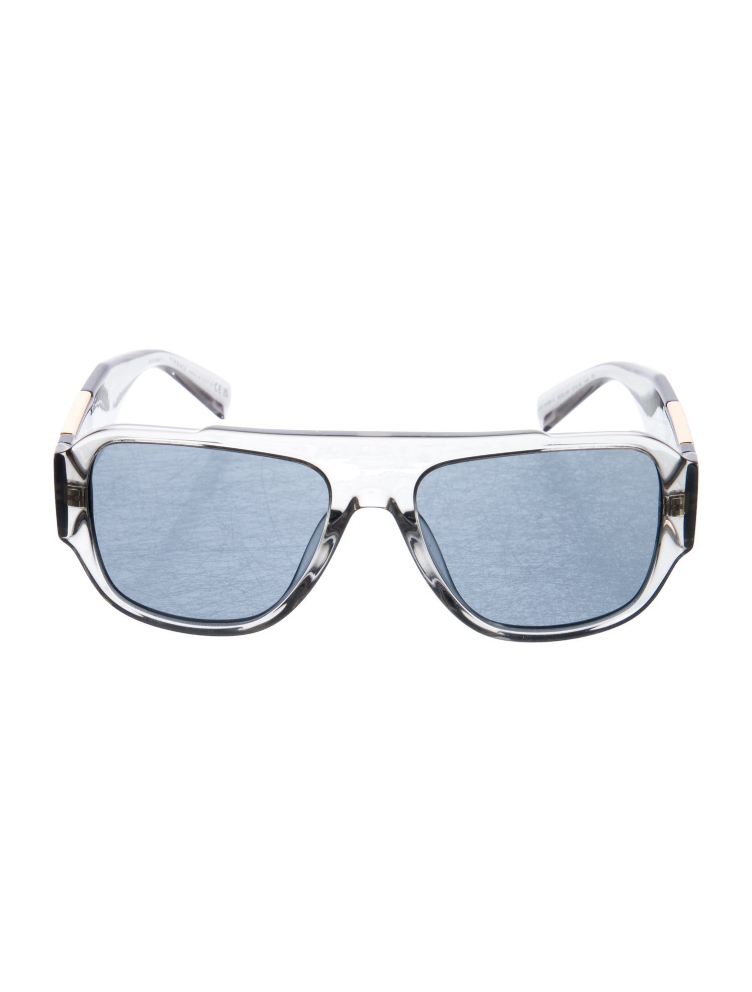 Versace Medusa Insignia Aviator Sunglasses